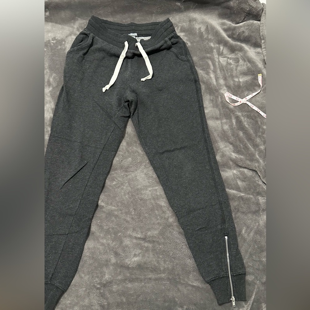 Aerie Drawstring Joggers in Charcoal XS
